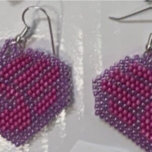 MMIW Beaded Earrings #20